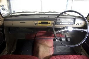 Retrimmed dash pad.